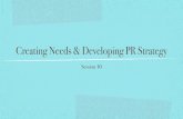 Session 11   Developing PR Strategy