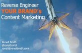 How to Reverse Engineer Your Brand's Content Marketing