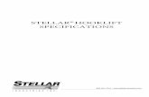 STELLAR® HOOKLIFT SPECIFICATIONS