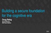 Building a secure foundation for the cognitive era