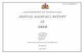 ANNUAL RAINFALL REPORT OF 2010