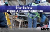 Site Safety: Roles & Responsibilities