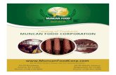 Catalog of Products MUNCAN FOOD CORPORATION