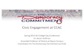 Civic Engagement at CCAC