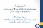 Grades 4-5 Implemen=ng a Comprehensive Literacy Framework