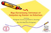 Mga Pangunahing Senyales at Sintomas ng Kanser sa Kabataan