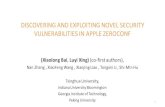 discovering and exploiting novel security vulnerabilities in apple ...