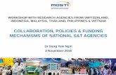 collaboration, policies & funding mechanisms of national s&t agencies