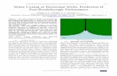 Water Coning in Horizontal Wells: Prediction of Post-Breakthrough ...