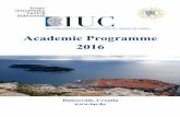 Academic Programme 2016