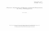 Factor Analysis of Water-related Disasters in The Philippines