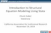 Introduction to Structural Equation Modeling Using Stata