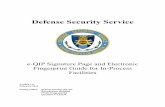 eQIP Signature Page and Electronic Fingerprint Guide for In ...