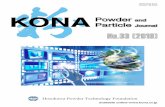 KONA Powder and Particle Journal No. 33 (2016)
