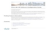 Cisco 4G LTE Software Configuration Guide - Cisco