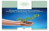 EIP-AGRI fact sheet: EU funding opportunities related to innovation ...