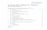 Using the Web to Teach Economics (from The Handbook for ...