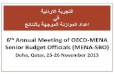 6th Annual Meeting of OECD-MENA Senior Budget Officials (MENA ...