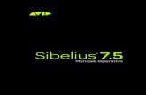 Sibelius 7.5 Manuale Operativo