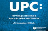 Providing leadership and space for Open Innovation