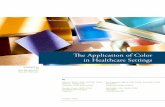 The Application of Color in Healthcare Settings