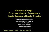 Gates and Logic: From switches to Transistors, Logic Gates and ...