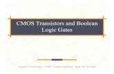 CMOS Transistors and Boolean Logic Gates