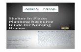 Shelter In Place: Planning Resource Guide for Nursing Homes