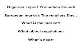 Nigerian Export Promotion Council European market: The retailers ...