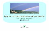 Model of pathogenesis of psoriasis. Part 2. Local processes.