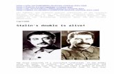Stalin's double is alive! Interview with Felix Dadaev.