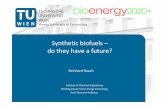 Synthetic biofuels – do they have a future?