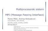 Multiprocesorski sistemi MPI (Message Passing Interface)