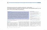Histerectomía abdominal: estudio comparativo entre la técnica ...