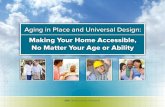 Aging in Place and Universal Design