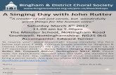 A Singing Day with John Rutter