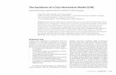 The backbone of a City Information Model (CIM)