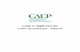 Guide to Application for CAEP Accreditation – Phase II