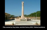 Pillar erected by King Asoka, mid-third Century BCE, Polished ...