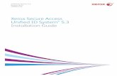 Xerox Secure Access Unified ID System® 5.3 Installation Guide