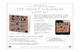 The Pocket Scavenger Event Kit