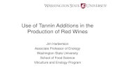 Tannin Addition Use in the Production of Red Wines