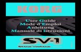 KORG SV-1 1.0 User Guide (EFGI1)