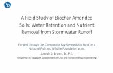 A Field study of Biochar amended soils: Water retention and nutrient ...