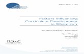 Factors influencing curriculum development in chemistry