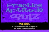 Automotive, Repair & Maintenance Practice Aptitude Quiz by Group ...