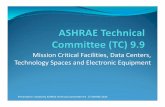 ASHRAE TC 9.9 Committee Presentation (About Us)