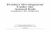 Product Development Under the Animal Rule Guidance for Industry