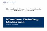 HSAAC Member Briefing Materials October 2016