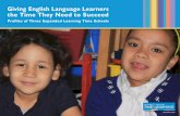 Giving English Language Learners the Time They Need to Succeed